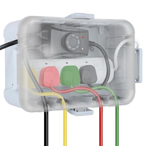 Large Outdoor Electrical Box With Transparent Lid, Ip54 